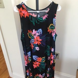 NWT - Old Navy floral pattern sleeveless dress XXL